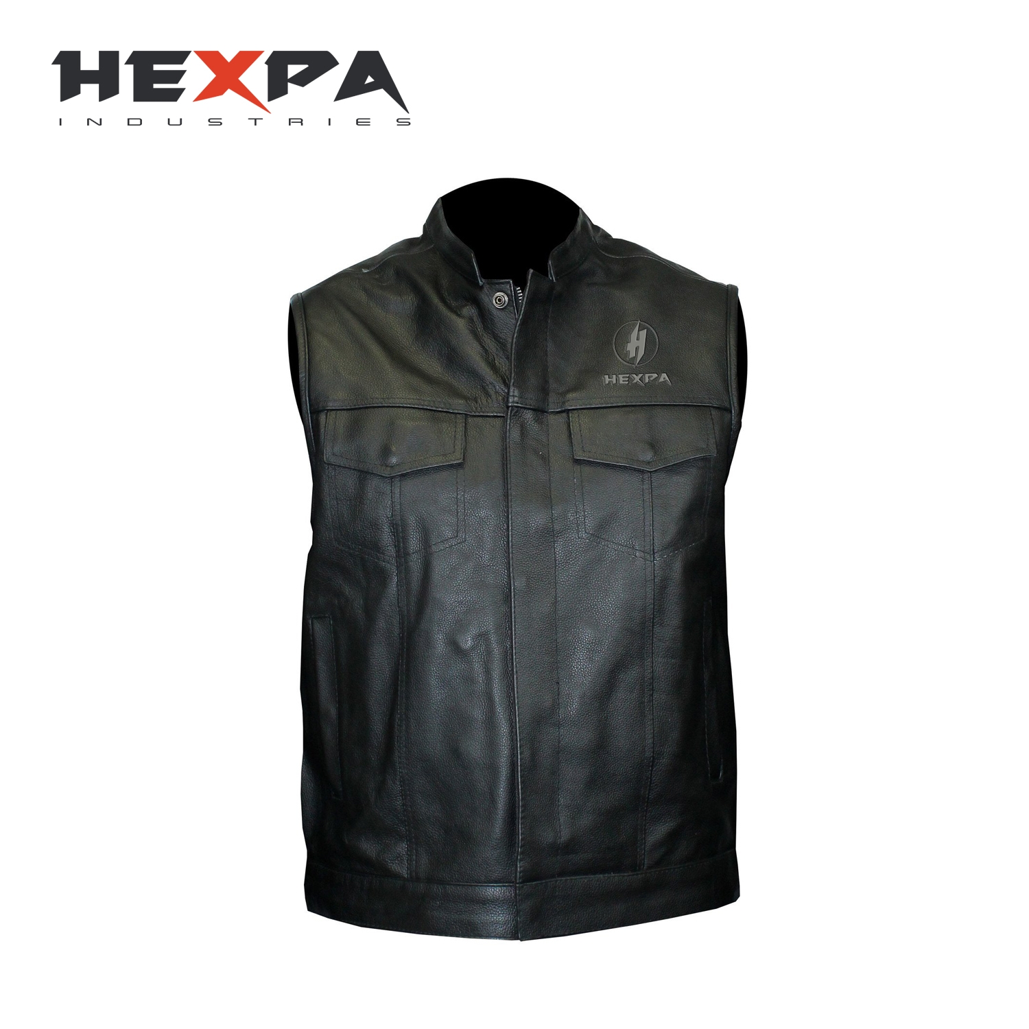 Man Leather Vest