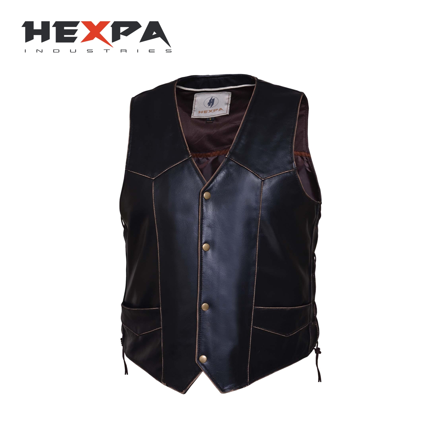 Man Leather Vest