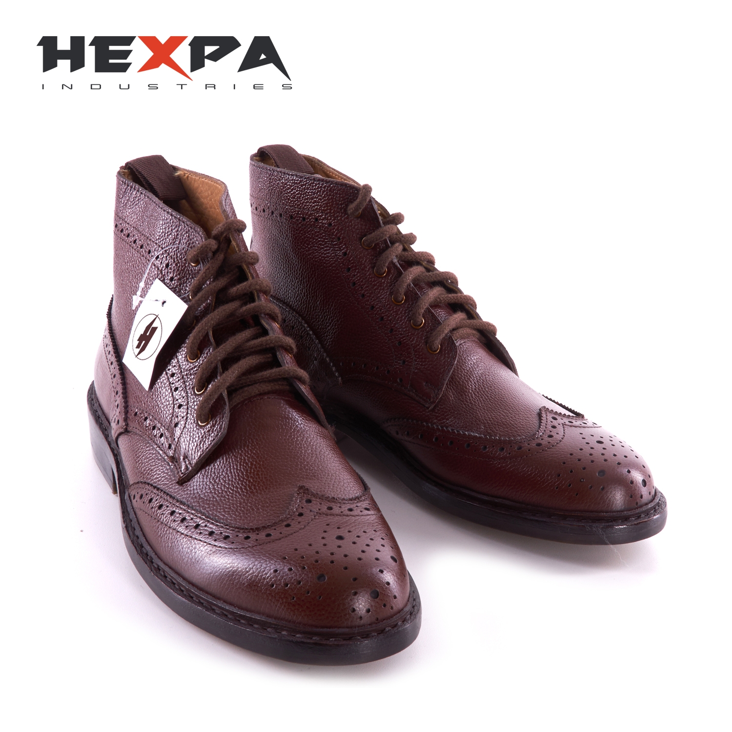 Custom Made Scottish Pride Brown Ghillie Brogues